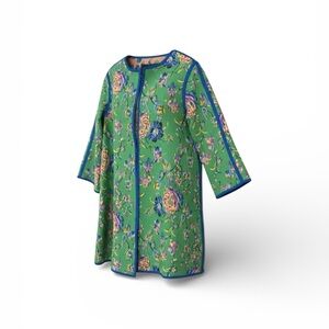 Rara Avis by Iris Apfel Textured Floral Open Jacket – Size M